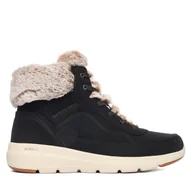 Botki damskie - Trzewiki Skechers Glacial Ultra 144199/BLK Czarny - miniaturka - grafika 1
