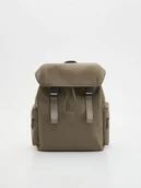 Plecaki - Reserved - Plecak z klamrami - beżowy - miniaturka - grafika 1