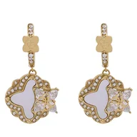 Kolczyki - Kolczyki Guess JUBE05 583JW Złoty - miniaturka - grafika 1