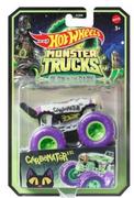 Samochody i pojazdy dla dzieci - Mattel, Hot Wheels, Pojazd Monster Trucks 1:64 świecący w ciemności HRB06 - miniaturka - grafika 1