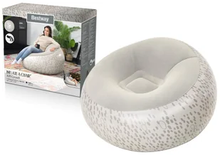 Dmuchany Fotel Szary Bestway 75052 Bestway - Meble turystyczne - miniaturka - grafika 1