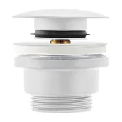 Korki do umywalek - Domotechnika KOREK UMYWALKOWY KLIK-KLAK UNIWERSALNY ,BIAŁY R/A2361 - miniaturka - grafika 1