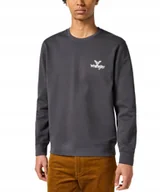 Bluzy męskie - Bluza Wrangler SMALL LOGO CREW 112355066 Faded Black XXL - miniaturka - grafika 1