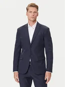 Marynarki męskie - Guess Marynarka M4YN00 WG9Z2 Granatowy Regular Fit - miniaturka - grafika 1