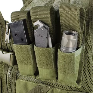 Condor - Kamizelka Taktyczna Crossdraw Vest - Czarny - CV-002 - Odzież taktyczna i umundurowanie - miniaturka - grafika 1