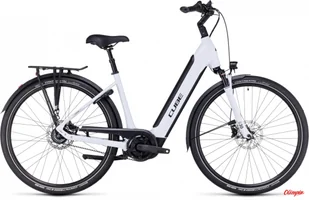 Rower elektryczny Cube Supreme Hybrid EXC 625 Easy Entry flashwhite´n´black 2023 - Rowery elektryczne - miniaturka - grafika 1