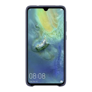 Huawei Silicone Case elastyczne silikonowe etui pokrowiec Huawei Mate 20 niebieski jasny (51992617) - Etui i futerały do telefonów - miniaturka - grafika 3