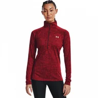 Bluzy sportowe damskie - Damska bluza treningowa UNDER ARMOUR Tech 1/2 Zip - Twist - miniaturka - grafika 1