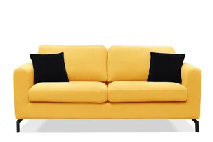 Sofa 3 z pokrowcem KAPI *żółty, 190x85x88, tkanina/metal/drewno - Sofy i kanapy - miniaturka - grafika 1