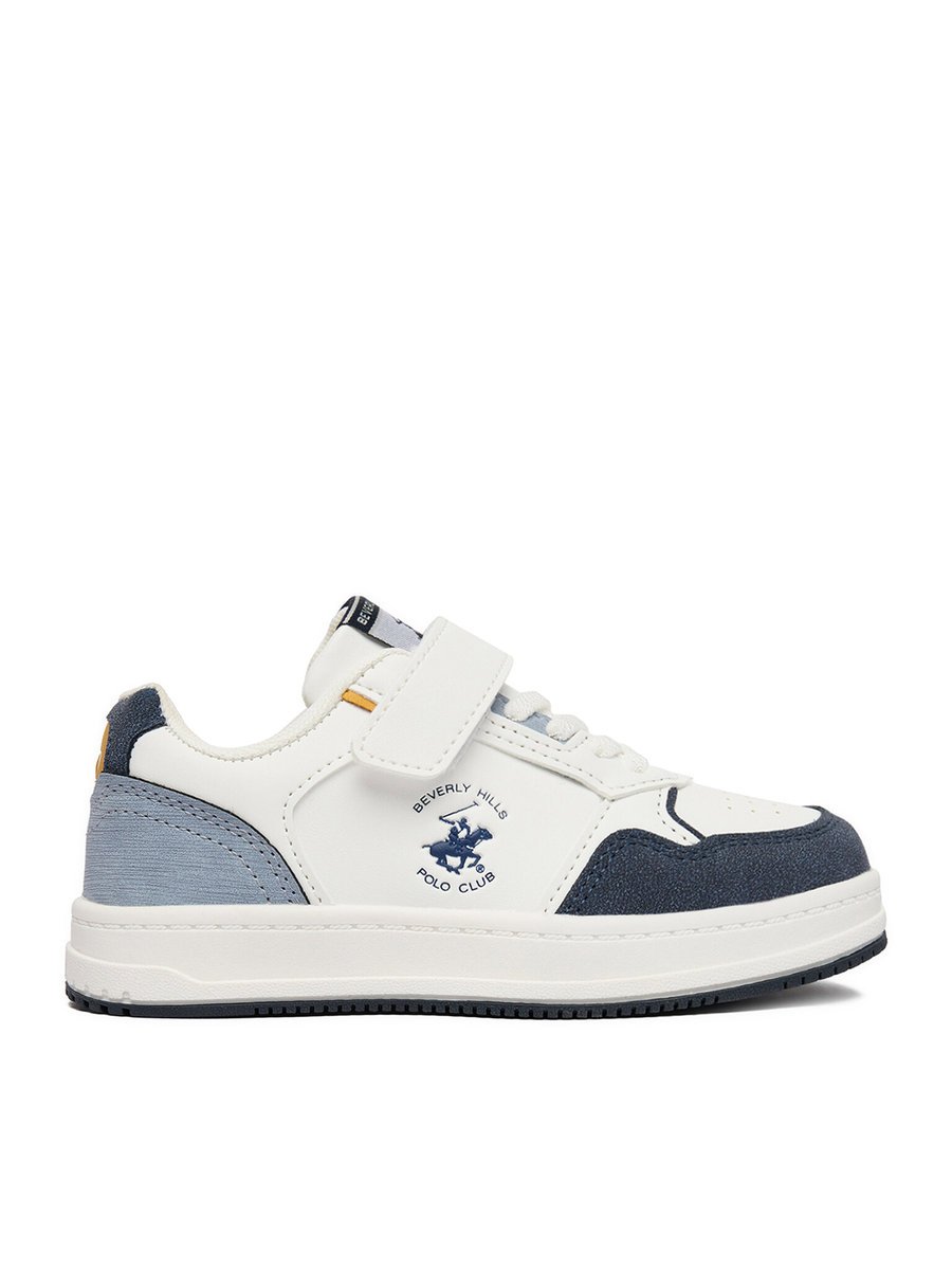 Beverly Hills Polo Club Sneakersy Chłopiec Biały BEVERLY HILLS POLO CLUB-EO-AVO-315-200-1 Biały Granatowy