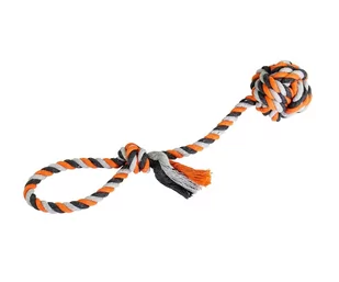 ZABAWKA bawełniana. opór. z piłką 7cm/38cm - Zabawki dla psów - miniaturka - grafika 1