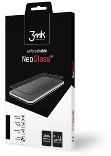 3MK NeoGlass Xiaomi Mi 9T czarny black - Szkła hartowane na telefon - miniaturka - grafika 1