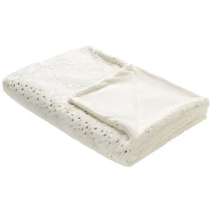 Koc 150 X 200 Cm Kremowy Alazeya - Koce Koc 150 X 200 Cm Kremowy Alazeya - Koce - miniaturka - grafika 1