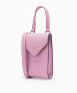 Torebki damskie - PUCCINI Mała torebka z miękkiej skóry ekologicznej różowa - miniaturka - grafika 1