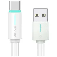 Kable USB - Kabel USB - USB-A USAMS SJ732USB02 18W 1 m Biały - miniaturka - grafika 1