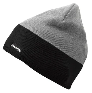 Męska Zimowa Czapka Szaro-czarna z polarem - L/XL 2MORO ST-512A - Czapki damskie - miniaturka - grafika 1
