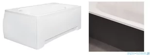 Besco Obudowa czarny mat do wanny Modern 150x70 cm #OAP-150UNIC - Obudowy do wanien - miniaturka - grafika 1