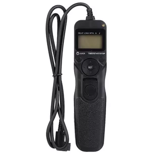Genesis Gear węzyk spustowy do Canon z timerem RS-80N3 - Piloty i wężyki fotograficzne - miniaturka - grafika 1