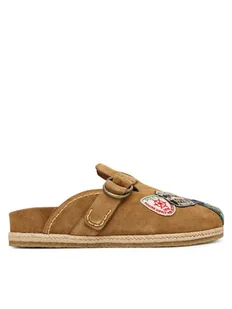 Polo Ralph Lauren Klapki 803974113001 Brązowy - Klapki i japonki męskie - miniaturka - grafika 1