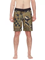 Kąpielówki męskie - Spodenki męskie Valcom Geo Stoney 19” Boardshorts -W32 - miniaturka - grafika 1