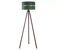 Lampy stojące - Lampa podłogowa DUO 1xE27/60W/230V zielony/brązowy - miniaturka - grafika 1