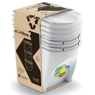 Kosze na śmieci - Kosz na śmieci KEDEN IKWB25S3 Sortibox 75L Szary - miniaturka - grafika 1