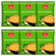 Dania dla dzieci - Vifon Zupa błyskawiczna wegetariańska 70 g x 6 sztuk - miniaturka - grafika 1