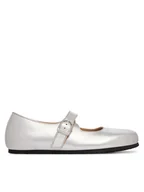 Baleriny - Birkenstock Baleriny Santa Clarita 1030679 Srebrny - miniaturka - grafika 1