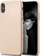 Etui i futerały do telefonów - Spigen La Manon Calin eleganckie etui na Apple iPhone XS Max NA TYŁ TWORZYWO SZTUCZNE RÓŻOWY JASNY 065CS25094 - miniaturka - grafika 1