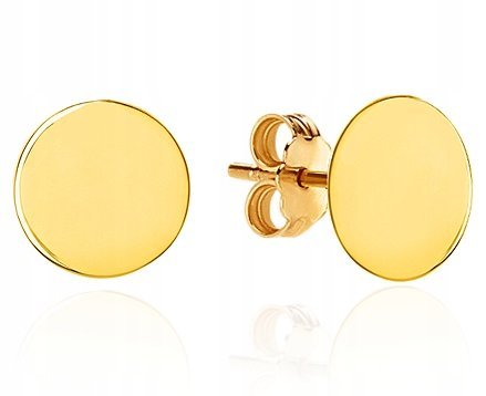 PIĘKNE ZŁOTE KOLCZYKI GWIAZD 8KT 333 KÓŁKA