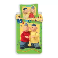 Pościel dla dzieci - Bawełniana dziecięca pościel jednoosobowa 140x200 cm Pat a Mat – Jerry Fabrics - miniaturka - grafika 1