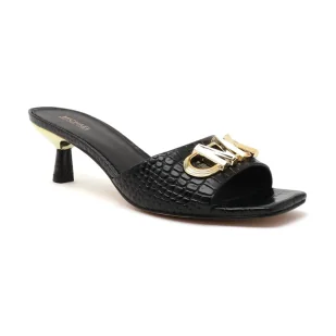 Michael Kors Skórzane klapki AMAL KITTEN - Klapki i japonki damskie - miniaturka - grafika 1