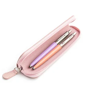Zestaw prezentowy długopis Parker Jotter Originals Liliowy i Pudrowy Róż z różowym etui - Zestawy piśmiennicze - miniaturka - grafika 1