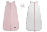 Śpiworki dla dzieci - Sleepee Dwustronny Śpiworek Muślinowy (4-24 Miesiące) Rose - miniaturka - grafika 1