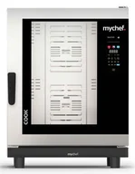 Piece, kotły  i płyty grzejne gastronomiczne - Piec konwekcyjno-parowy elektryczny automatyczny system myjący 10xGN1/1 18,6 kW 400 V Mychef COOK MASTER 101E Resto Quality - miniaturka - grafika 1