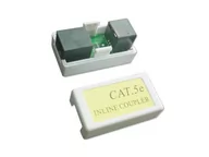 Adaptery i przejściówki - Impakt ADAPTER ZŁĄCZKA SIECIOWA CAT.5E RJ45 X2 - miniaturka - grafika 1