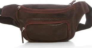 Belveder Saszetka nerka męska skórzana brązowa BL03 - Nerki - miniaturka - grafika 1