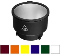 Inne akcesoria studyjne - Czasza Jinbei MH 14 cm z 6 kolorowymi filtrami - miniaturka - grafika 1