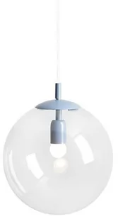 Wisząca szklana lampa Globe 562G16 okrągła niebieska - Lampy sufitowe - miniaturka - grafika 1