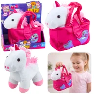 Maskotki i pluszaki - Pluszowa Maskotka Przytulanka Jednorożec W Torebce Biały 25cm - miniaturka - grafika 1