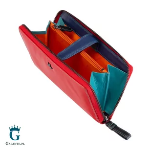 Kolorowy portfel damski na zamek Visconti SP-33 RFID - Portfele - miniaturka - grafika 6