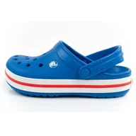 Buty dla dziewczynek - Klapki Crocs Crocband Clog Jr 207006-4KZ niebieskie - miniaturka - grafika 1