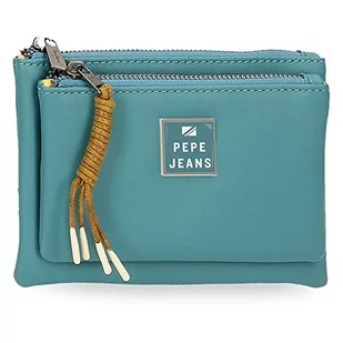 Pepe Jeans BEA Portfel Neceser Niebieski 17x9x2 cms Skóra syntetyczna, niebieski, Monedero Neceser, Portfel potrzebny - Portfele - miniaturka - grafika 1