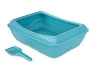 Kuwety dla kotów - Kuweta Primal niebieska z łopatką - miniaturka - grafika 1