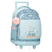 Plecaki - Movom Live Your Dreams Plecak Compact 2 Wheels Zielony 32x43x21 cms 28,9L Poliester, Zielony, Kompaktowy plecak 2 koła - miniaturka - grafika 1