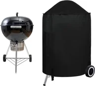 Pokrowce na grilla - Pokrowiec na grilla – wytrzymały – tkanina Oxford 210D – wiatroodporny – odporny na promieniowanie UV i rozdarcie – czarny (71 x 65 cm) - miniaturka - grafika 1