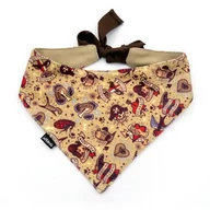 Ubranka dla psów - Bandanka dla psa Dog Tattoo, wiązana chusteczka, apaszka dla pupila-S - miniaturka - grafika 1