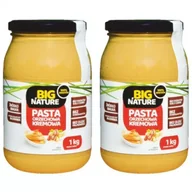 Słodkie kremy i masła - Big Nature Pasta orzechowa kremowa zestaw 2 x 1 kg - miniaturka - grafika 1