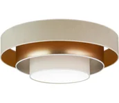 Lampy sufitowe - Duolla - LED Plafon LUNETA LED/26W/230V śr. 60 cm 4000K beżowy/złoty - miniaturka - grafika 1