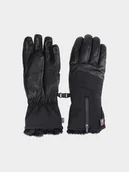 Rękawice narciarskie - 4F Rękawice narciarskie Primaloft Gold membrana 10000 damskie - czarne XL - miniaturka - grafika 1